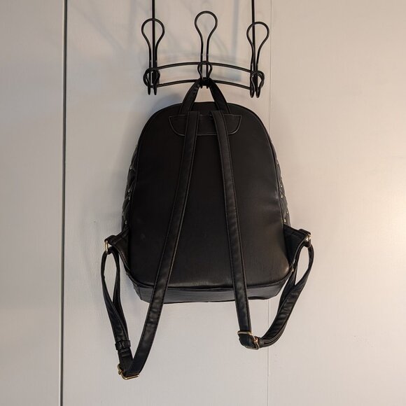Badgley Mischka Diamond Quilted Backpack EUC - Picture 3 of 7